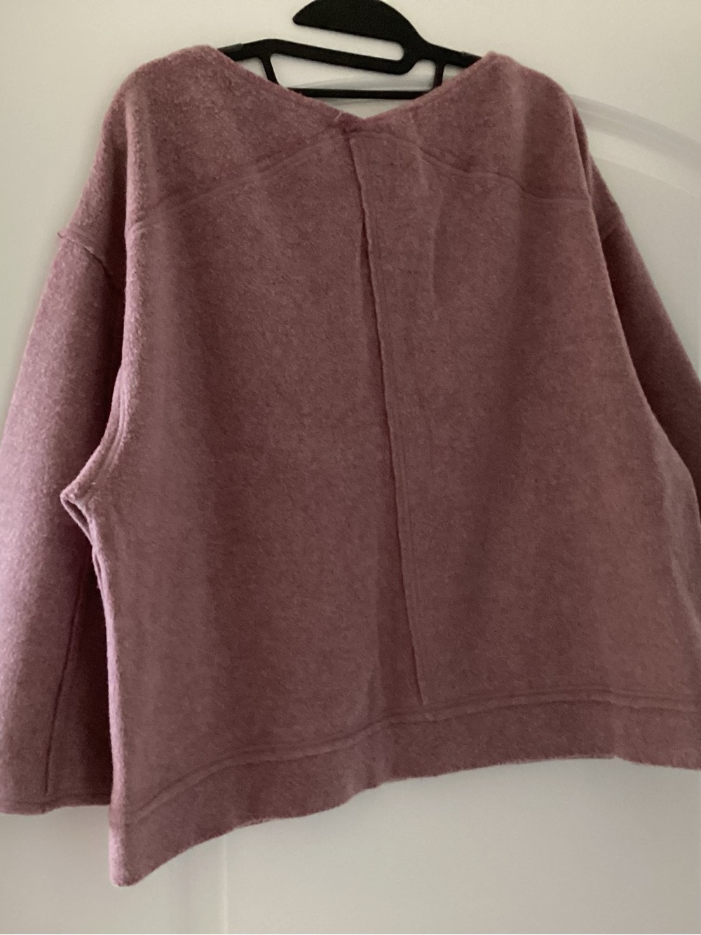Free People Dusty Mauve V-Neck Plush Sweater - Picture 2 of 6